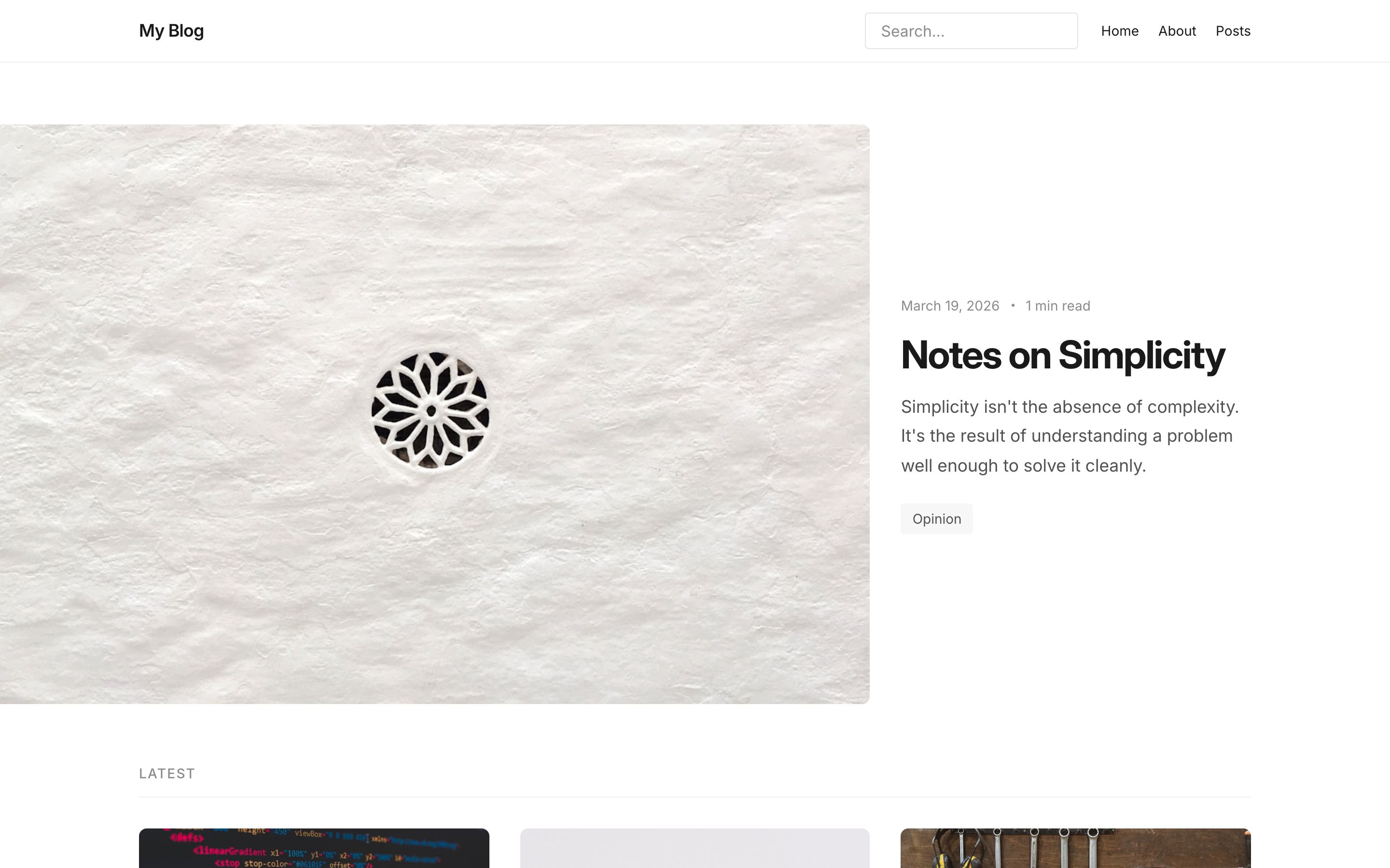 Journal starter preview